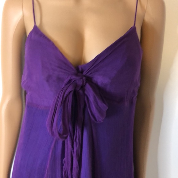 Newport News Vibrant Purple Strappy Dress Sz 6 - Picture 9 of 9